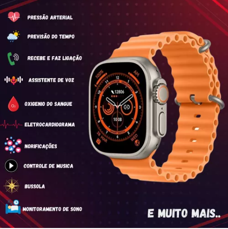 Smartwatch Ultra 9 Max Series 9 Modelo 2023 Original Gps Nfc