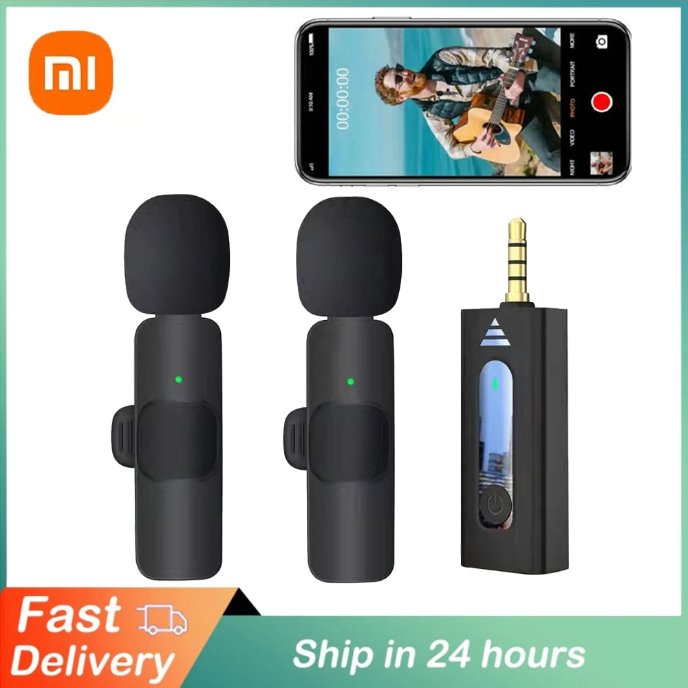 Microfone XIAOMI Wireless 3.5mm Lapela para Smartphone